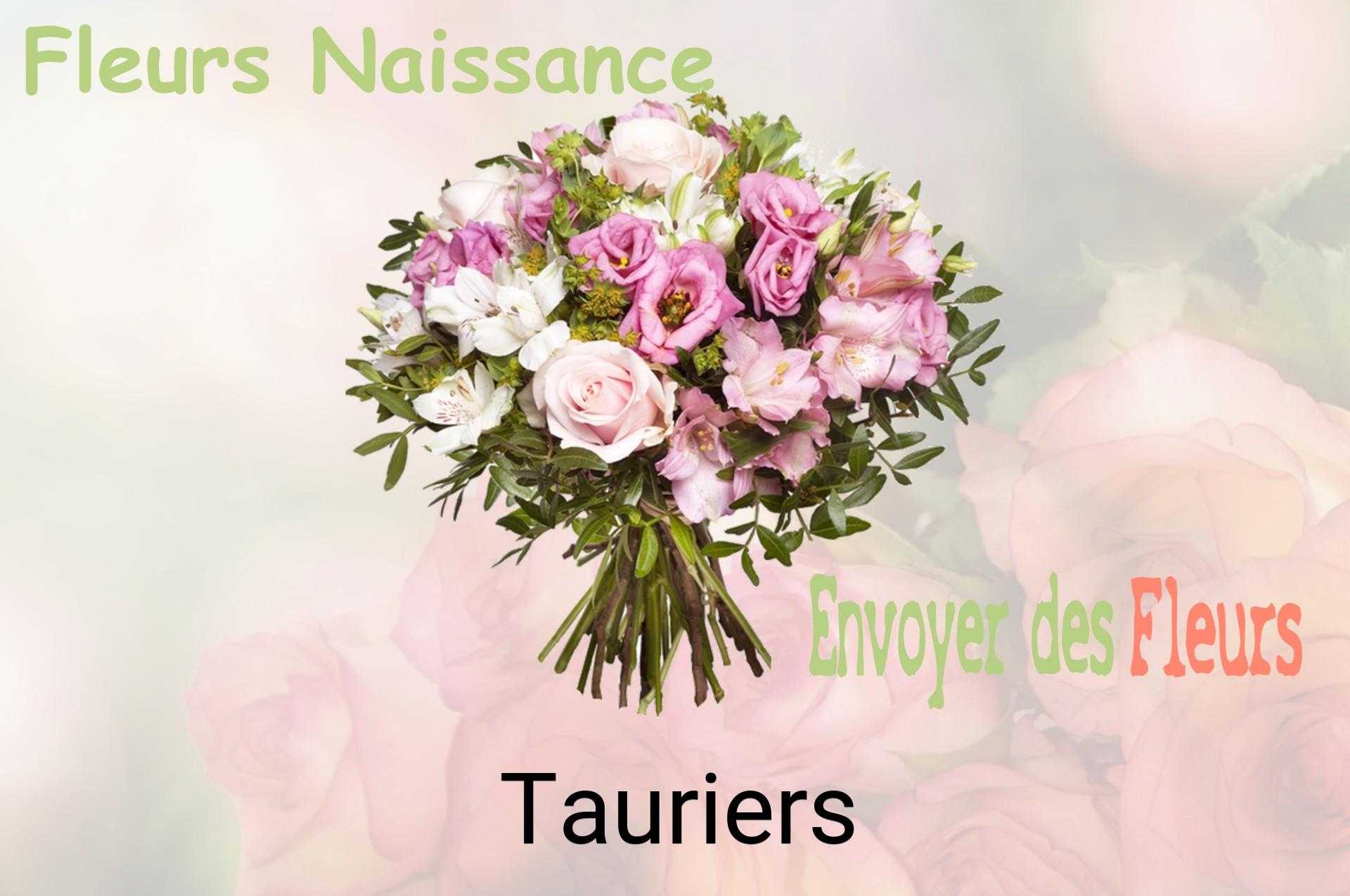 Bouquet de fleurs de naissance livré à Tauriers